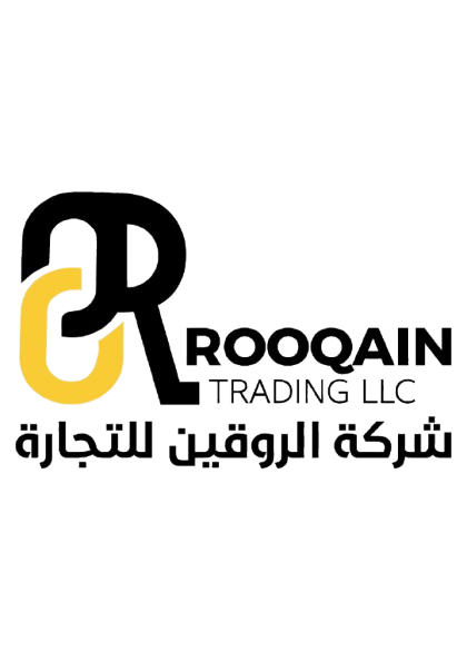 Rooqain Trading LLC official logo – Trusted Saudi industrial and UPS supplier | الشعار الرسمي لشركة الروقين للتجارة – مورد سعودي موثوق لحلول UPS والمعدات الصناعية